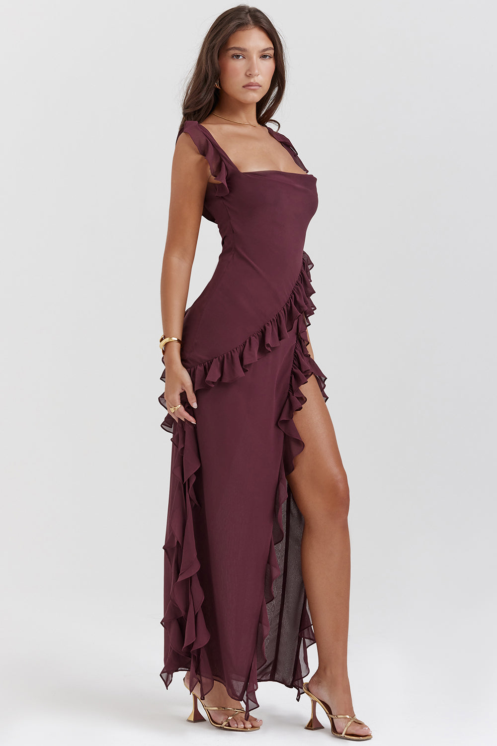 BERTINA I GERAFFTES MAXIKLEID